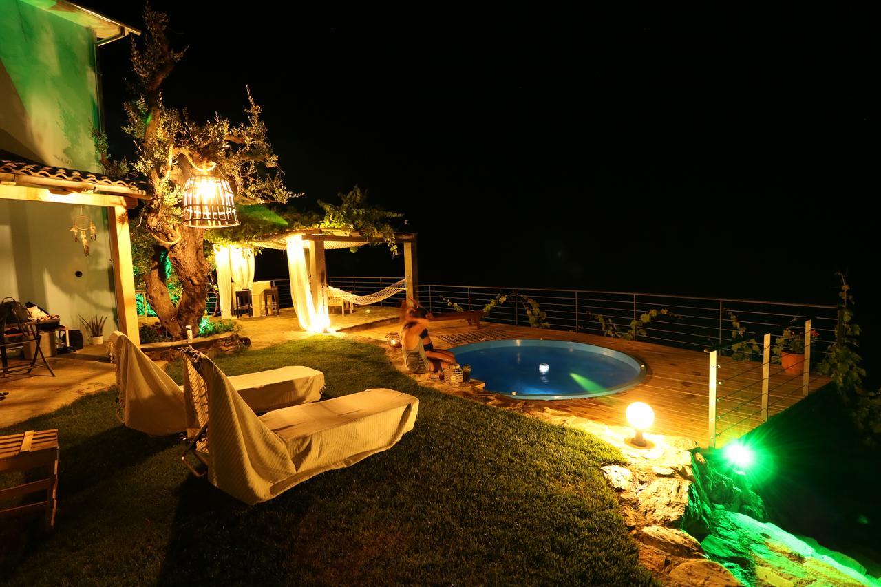 Villa Fakistra'S Blue House à Tsagkarada Extérieur photo